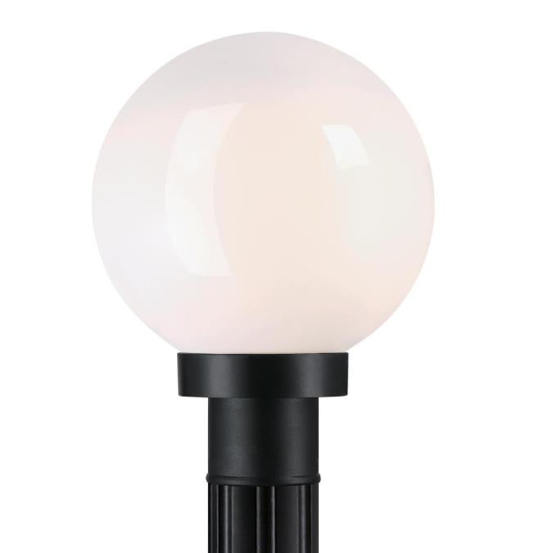 One Light Post-Top Fixture in Black