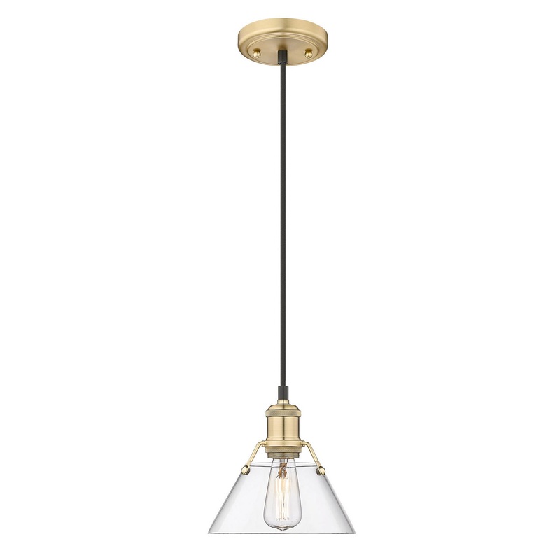 Orwell BCB One Light Mini Pendant in Brushed Champagne Bronze