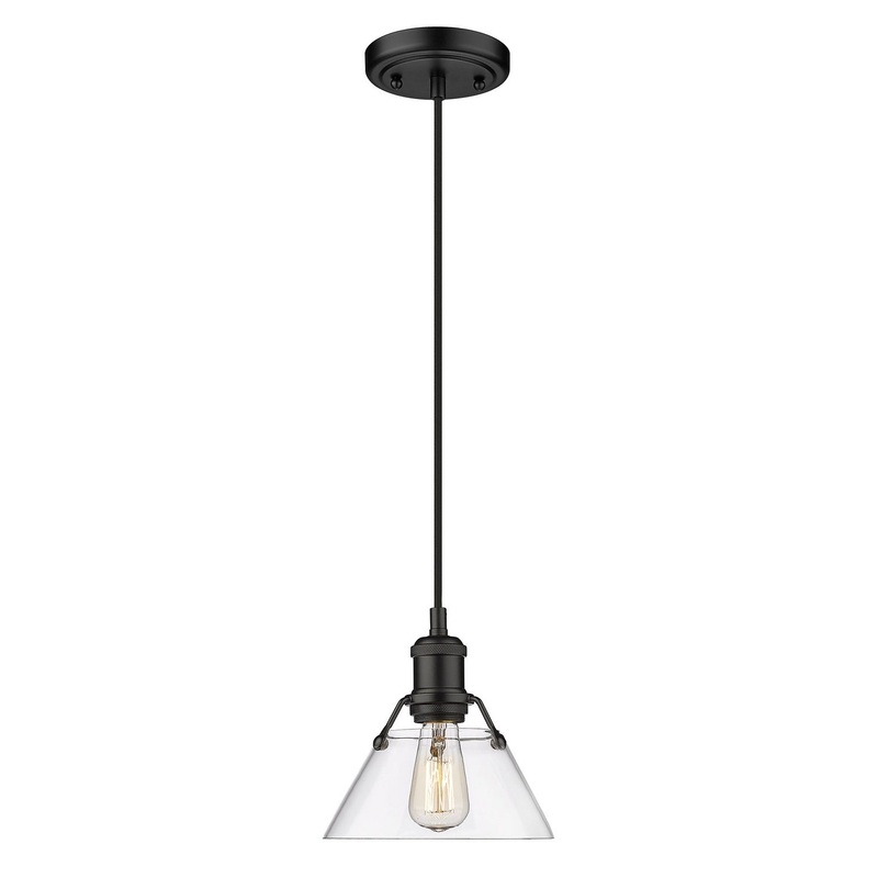Orwell BLK One Light Mini Pendant in Matte Black