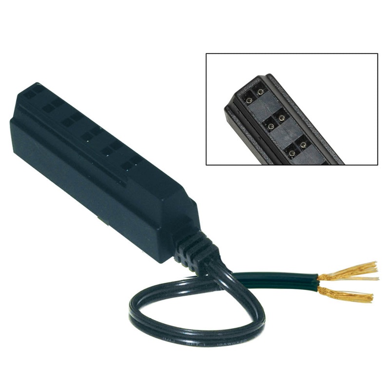 Power Terminal Hard-Wire Six-Port Power Terminal Hard-Wire in Black