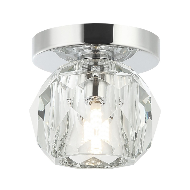 Rosa Flush Mount in Chrome