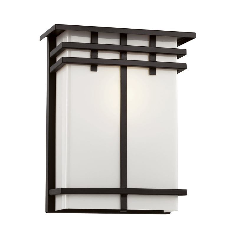 Ventura One Light Wall Lantern in Black