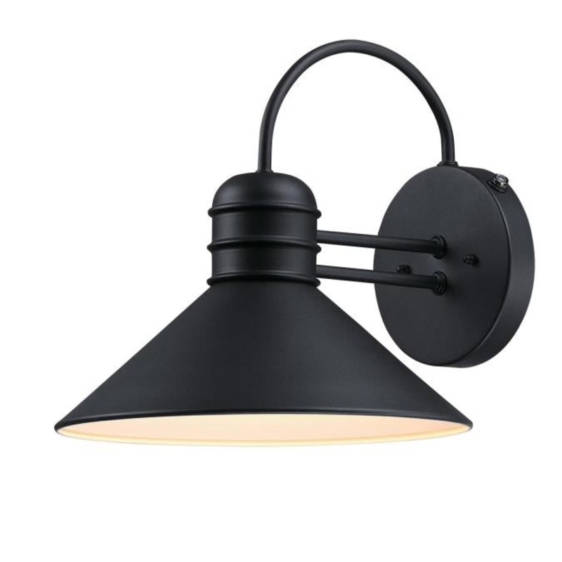 Watts Creek One Light Wall Fixture in Textured Black