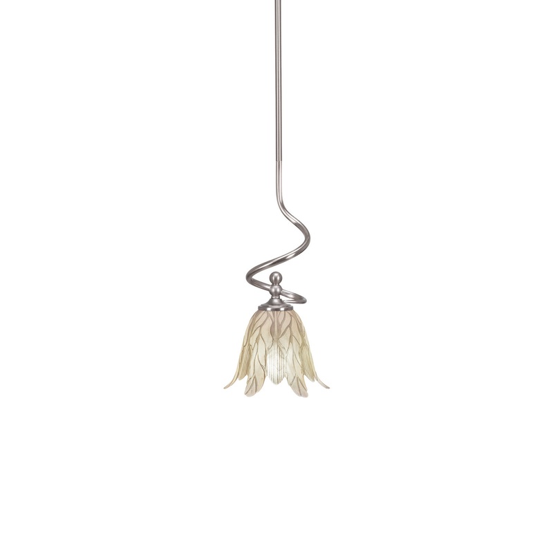 Capri One Light Mini Pendant in Brushed Nickel