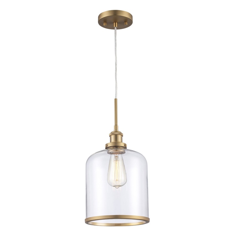 Dorina One Light Mini Pendant in Antique Gold