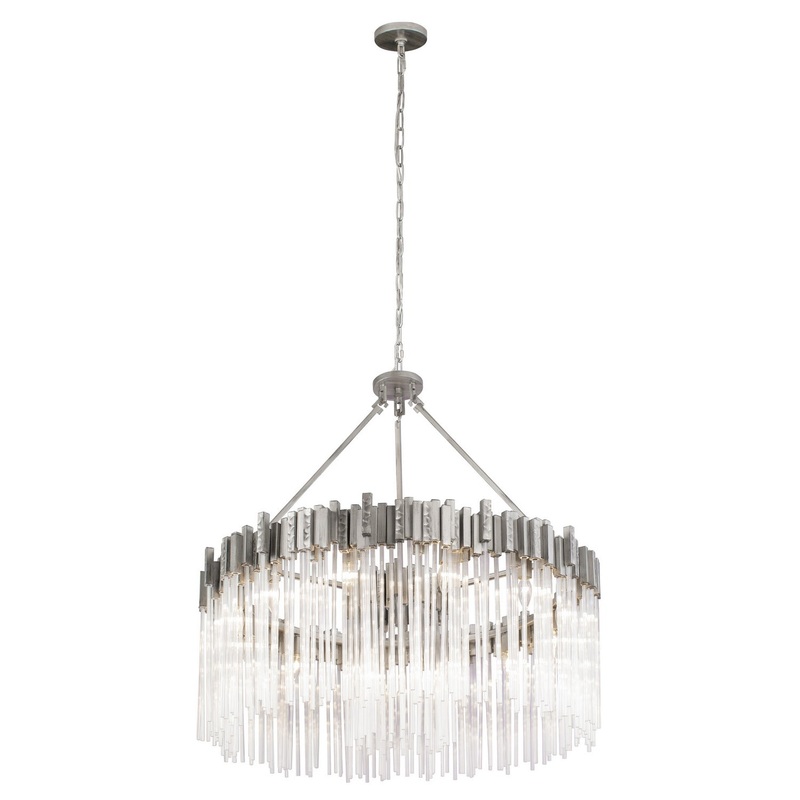 Matrix 12 Light Pendant in Rainy Night