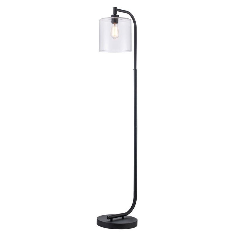 One Light Portable Lamp in Black