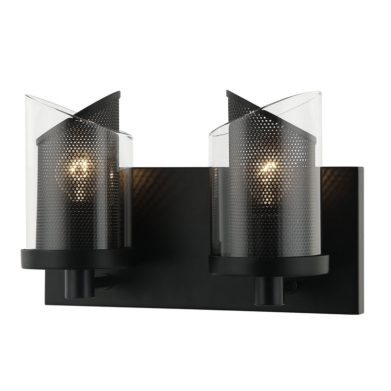 So Inclined Two Light Bath in Black