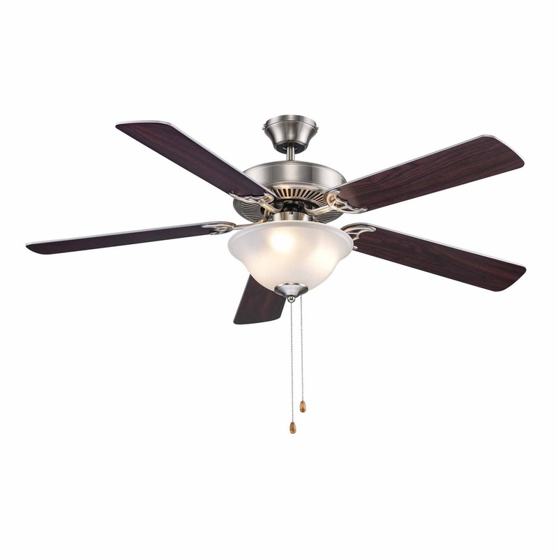 Solana 52``Ceiling Fan in Brushed Nickel