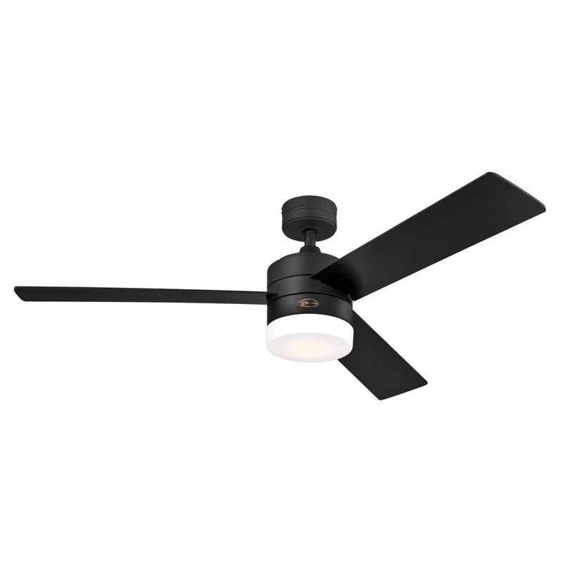 Alta Vista 52``Ceiling Fan in Matte Black