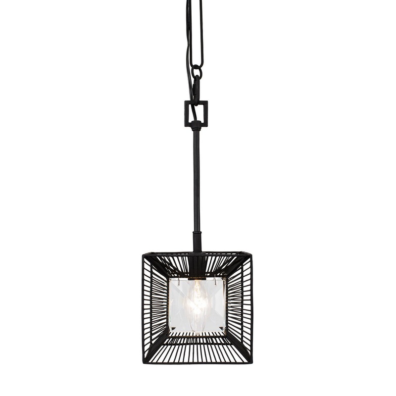 Arcade One Light Mini Pendant in Carbon