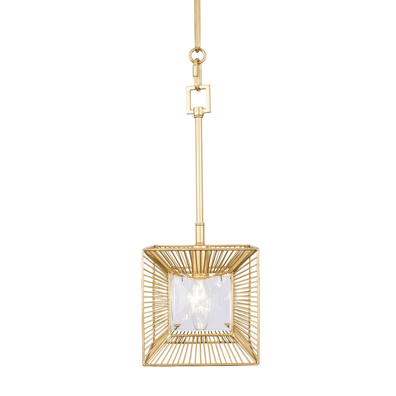 Arcade One Light Mini Pendant in French Gold