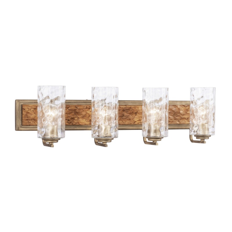 Hammer Time Four Light Bath in Havana Gold/Cinnamon