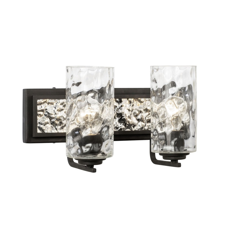 Hammer Time Two Light Bath in Carbon/Polished Stainless