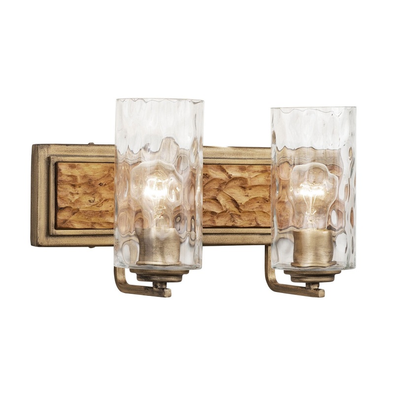 Hammer Time Two Light Bath in Havana Gold/Cinnamon