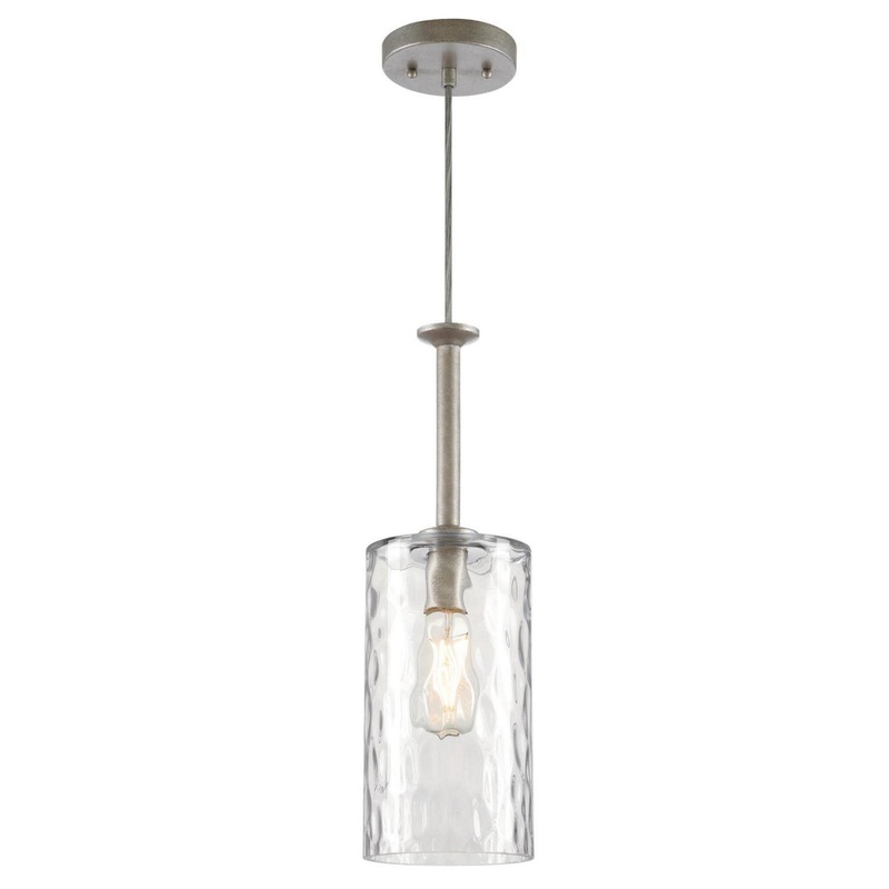Hernando One Light Mini Pendant in Industrial Steel
