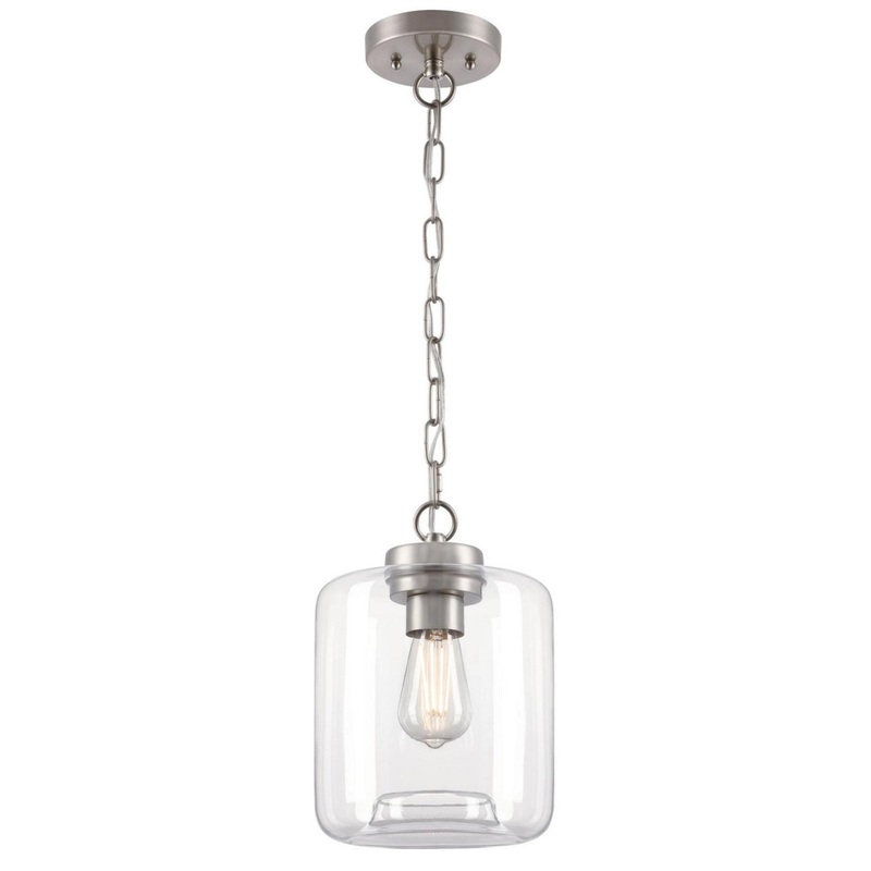 Judd One Light Mini Pendant in Brushed Nickel