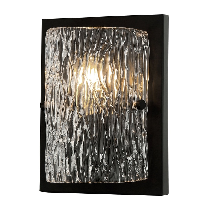 Morgan One Light Wall Sconce in Black