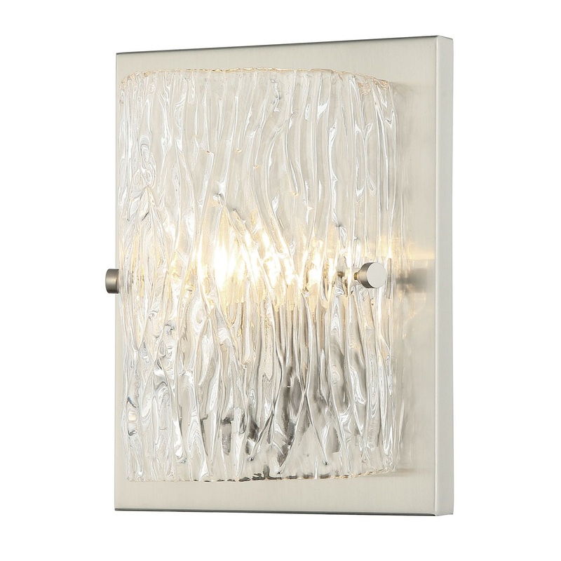 Morgan One Light Wall Sconce in Brushed Nickel