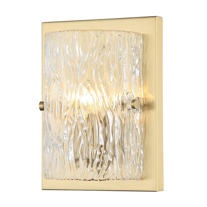 Morgan One Light Wall Sconce in Satin Brass