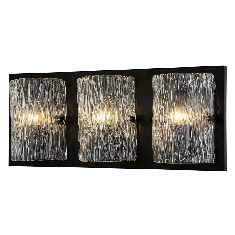 Morgan Three Light Bath in Black