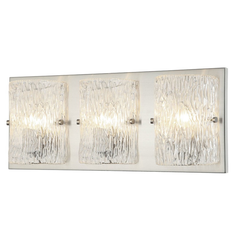 Morgan Three Light Bath in Brushed Nickel