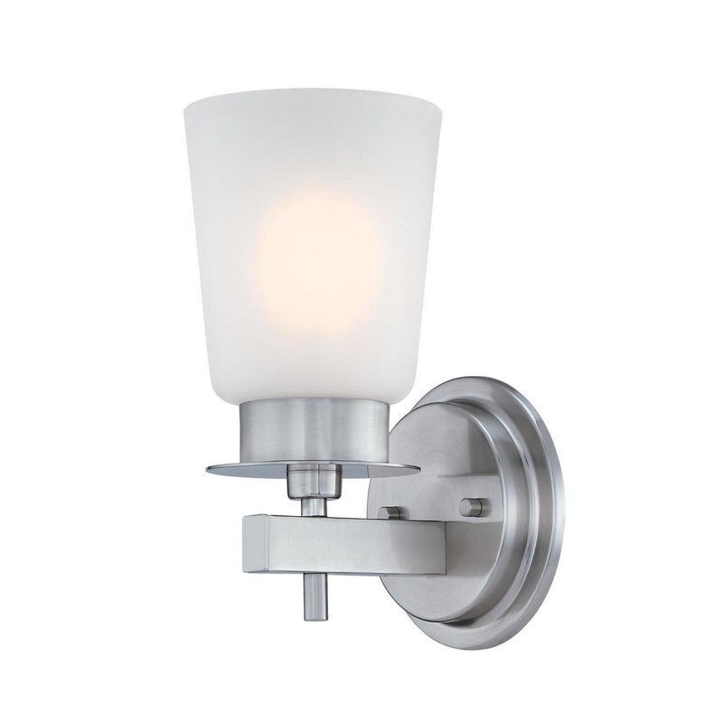 Reynaldo One Light Wall Fixture in Brushed Nickel