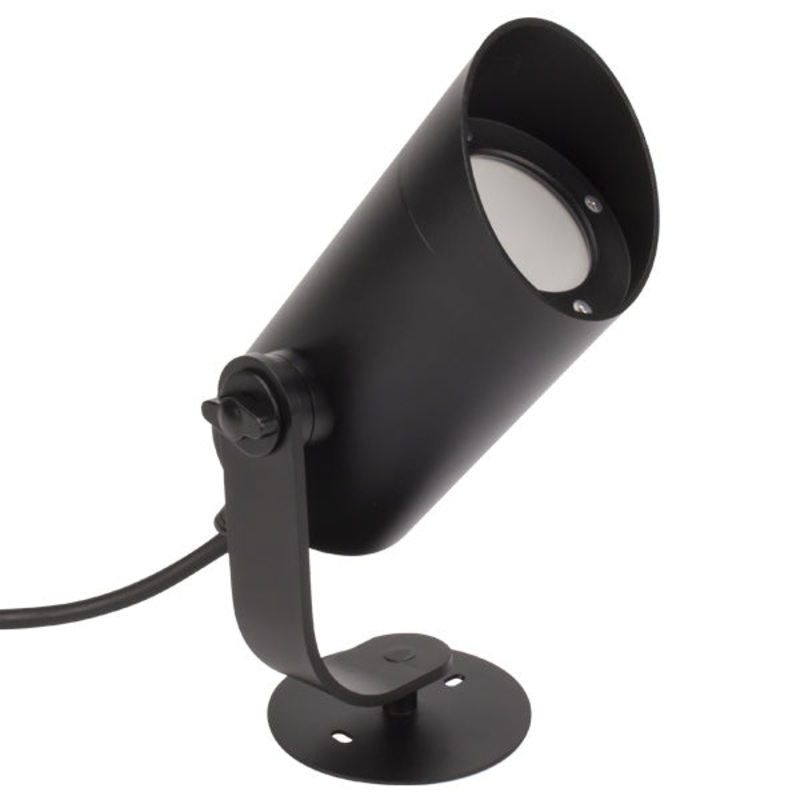 Spektrum + LED Landscape Single Fixture Head in Black