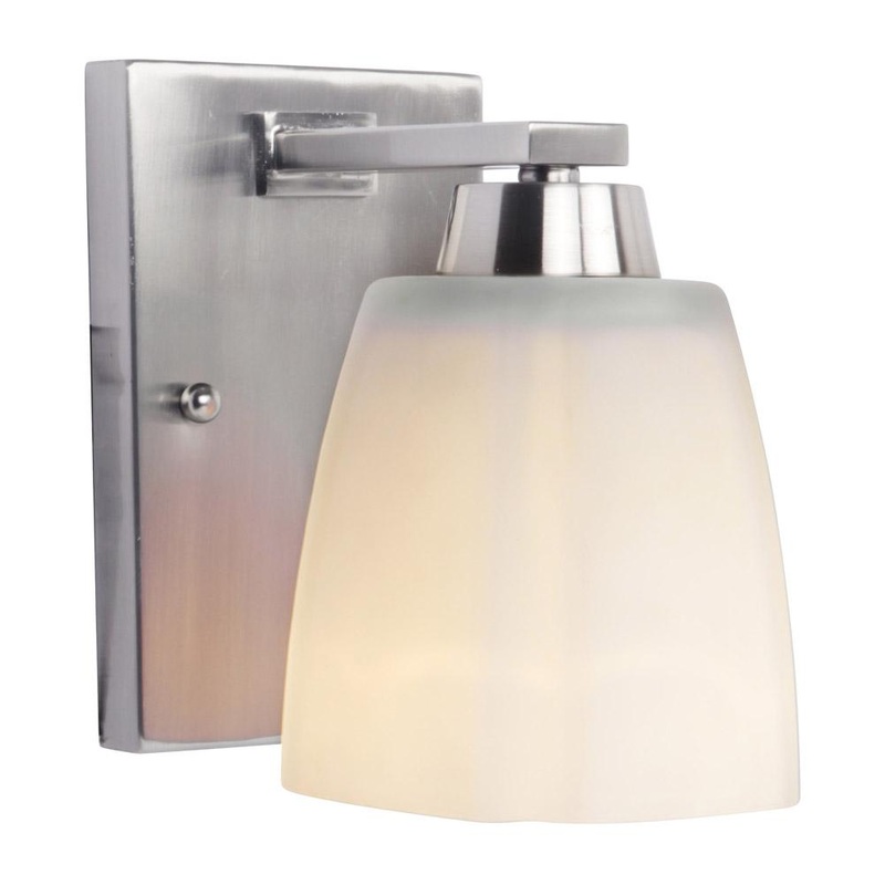 Sumner 1 Light Wall Sconce in Brushed Satin Nickel