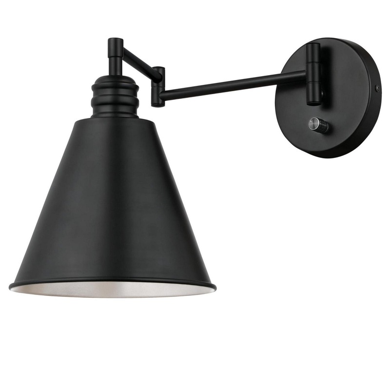 Trocadero One Light Wall Fixture in Matte Black