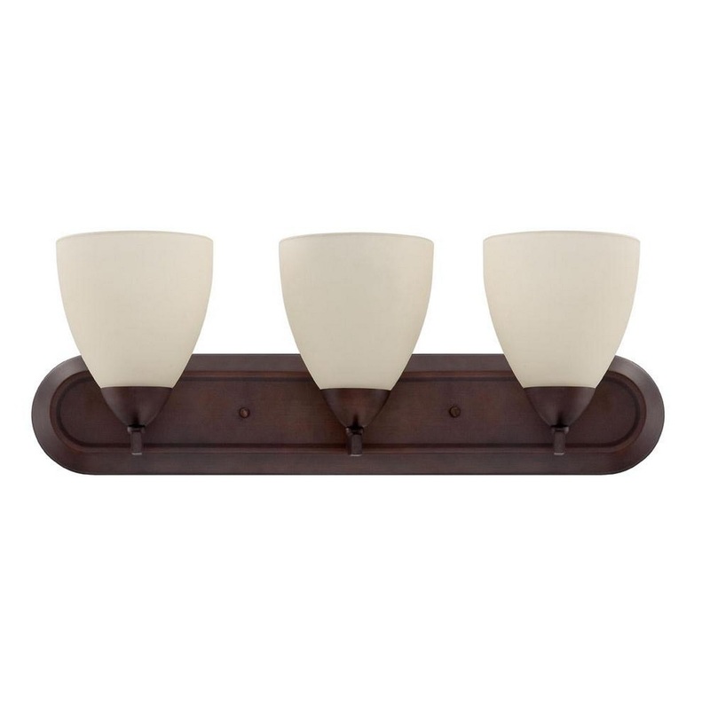 Almeda Three Light Vanity in Oiled Bronze