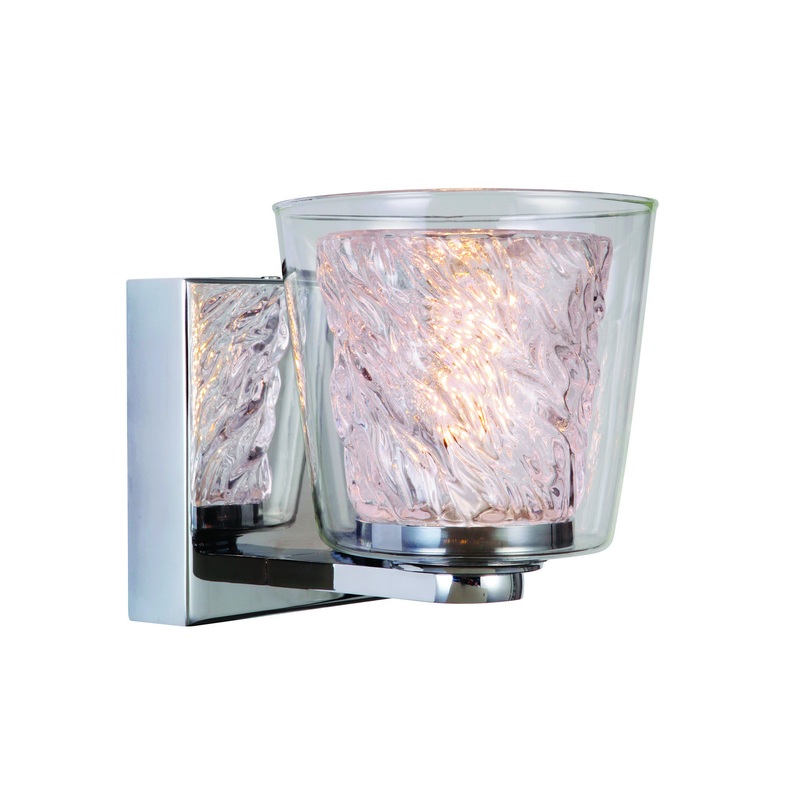 Bevi LED Wall Sconce in Chrome