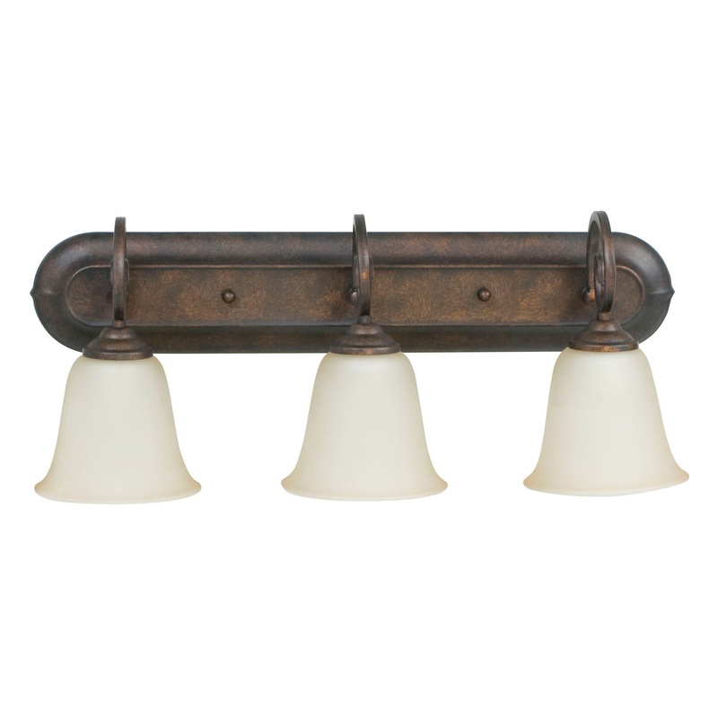 Cecilia Three Light Vanity in Peruvian Bronze