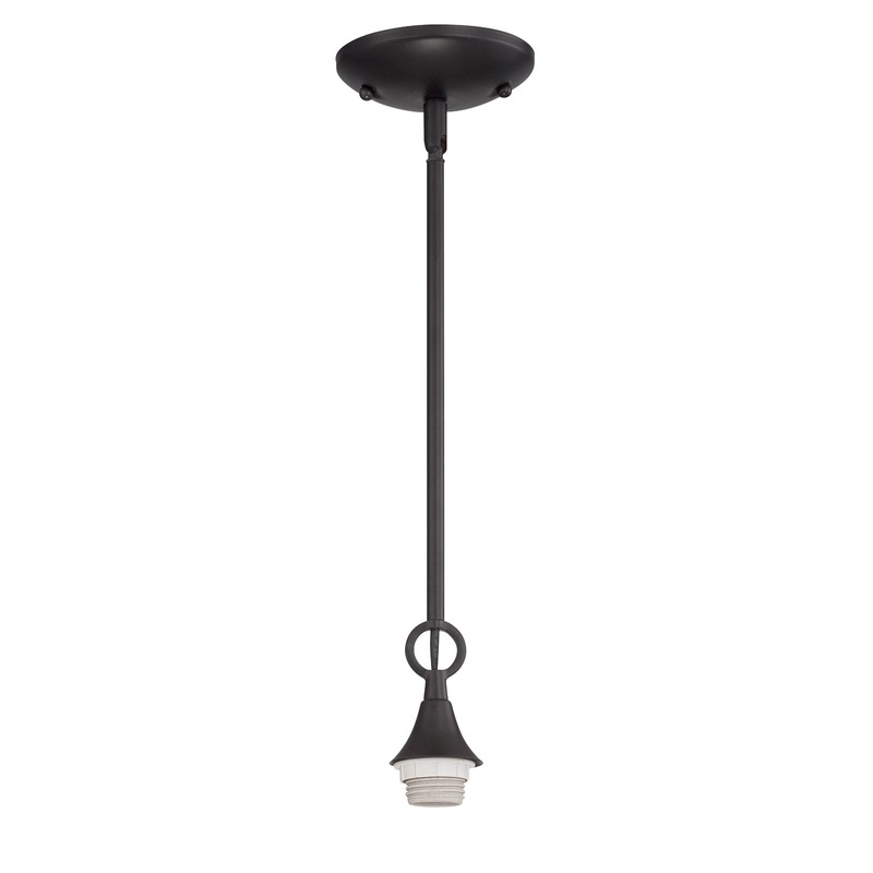Design-a-Fixture 1 Light Mini Pendant Hardware in Matte Black