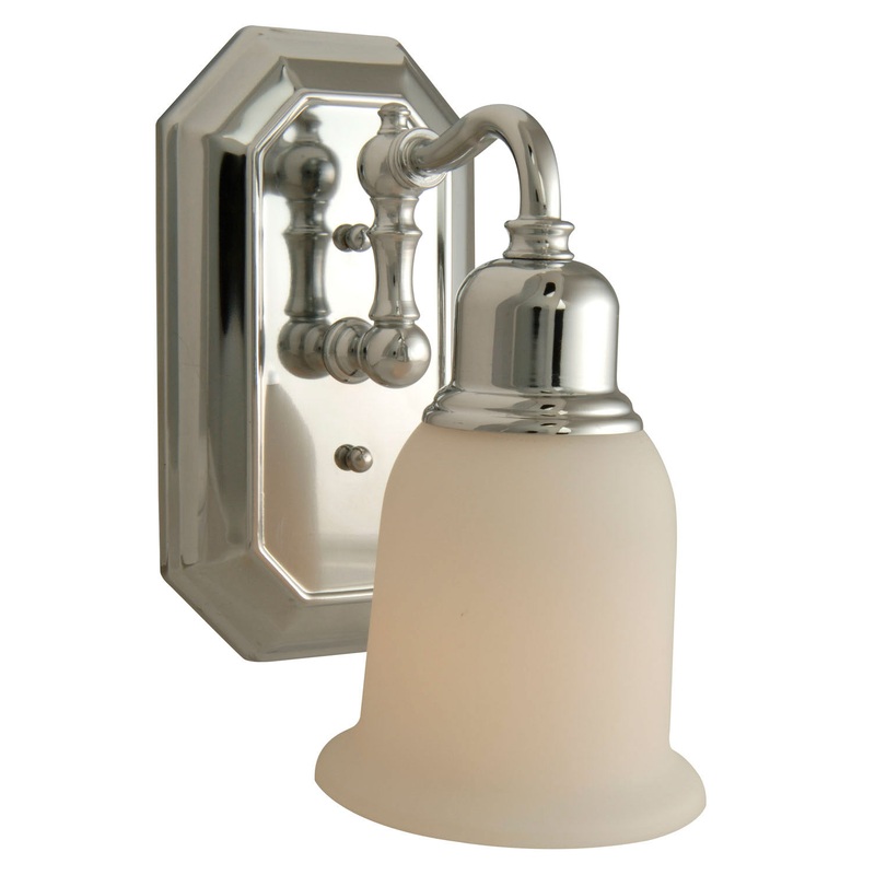 Heritage 1 Light Wall Sconce in Chrome
