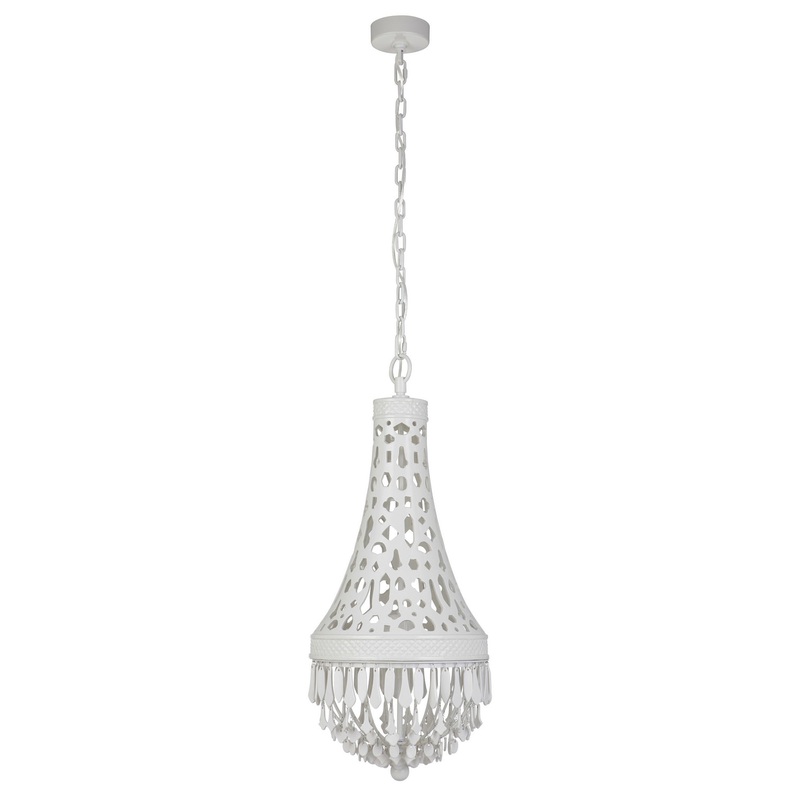 Nico LED Chandelier in White