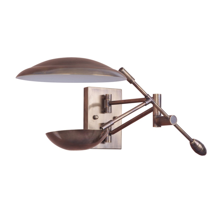 Pavilion LED Wall Sconce in Patina Aged Brass