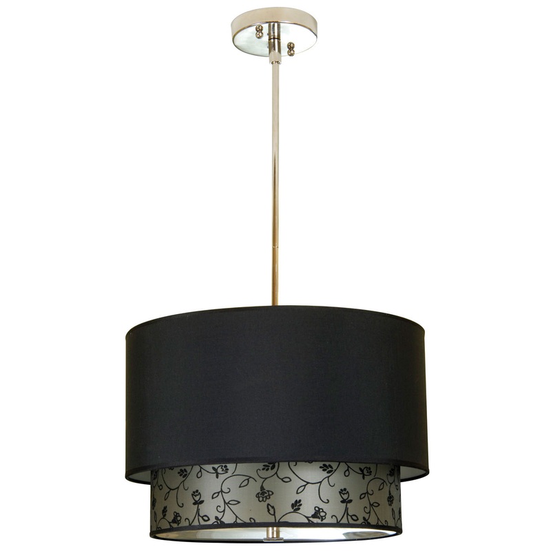 Pendant Round Double Pendant in Chrome