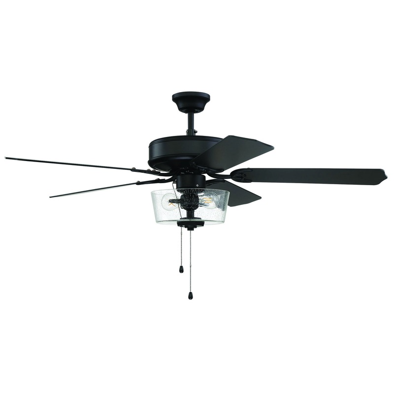 Pro 211 52``Ceiling Fan in Flat Black