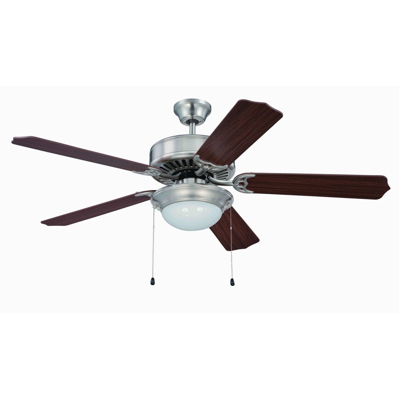 Pro Builder 209 52``Ceiling Fan in Brushed Polished Nickel