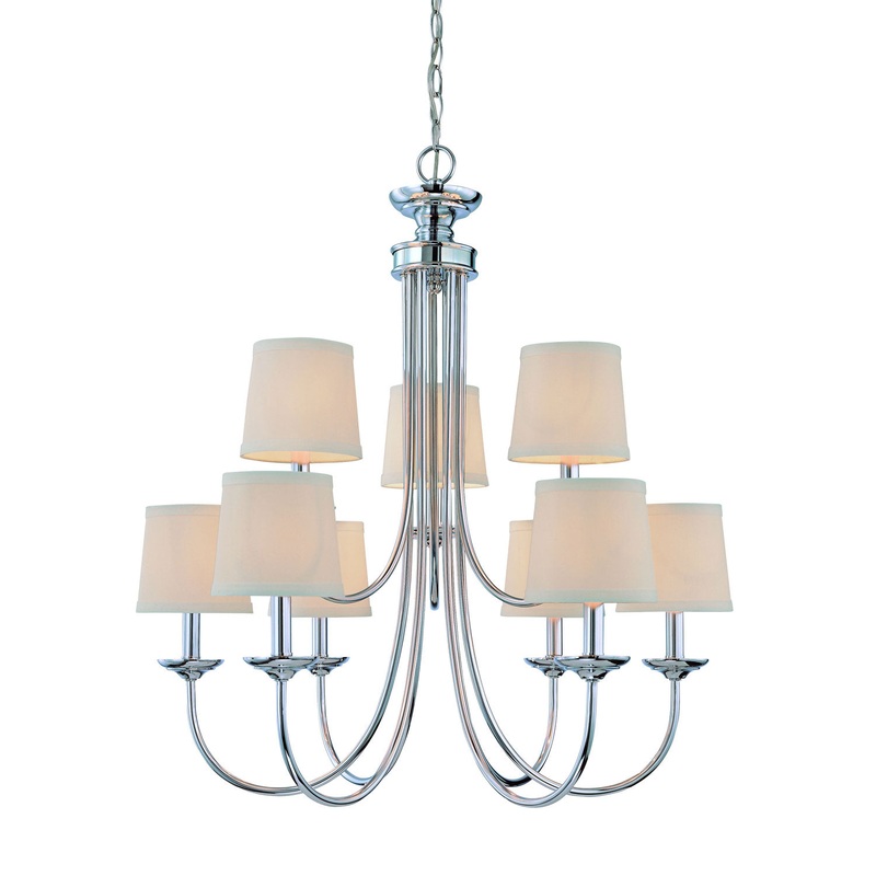 Spencer 9 Light Chandelier in Chrome