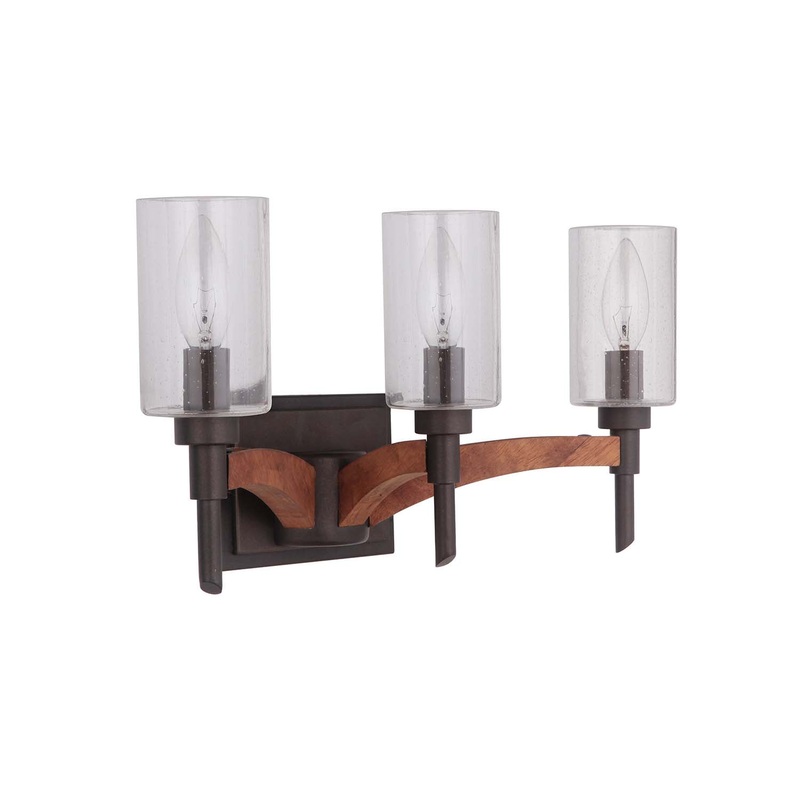 Tahoe Three Light Vanity Light in Espresso/Whiskey Barrel