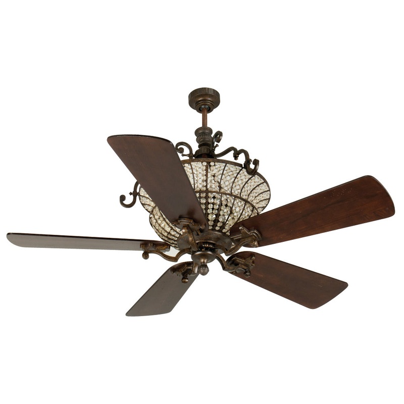 Cortana 52`` Ceiling Fan Motor with Blades Included in Peruvian Bronze