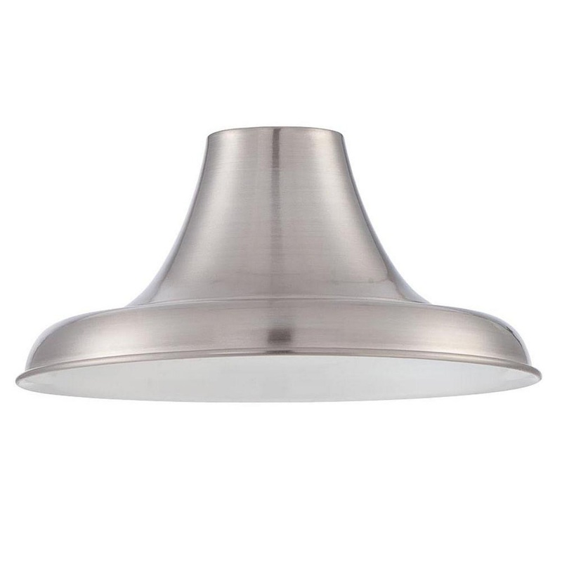 Design-A-Fixture Mini Pendant Shade in Brushed Polished Nickel