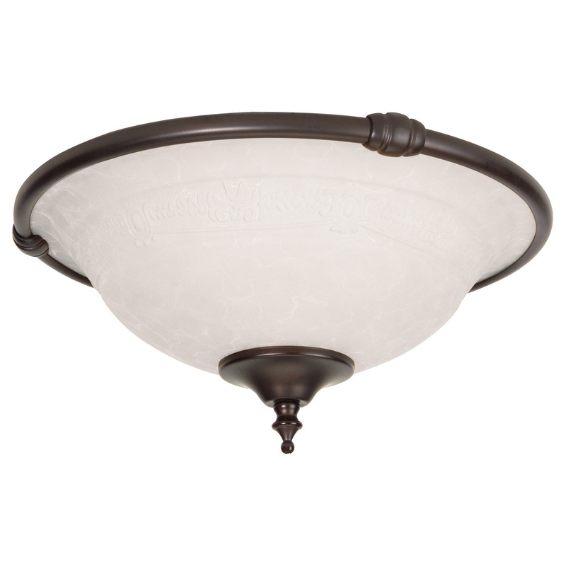 Elegance Bowl Light Kit LED Fan Light Kit in Oiled Bronze