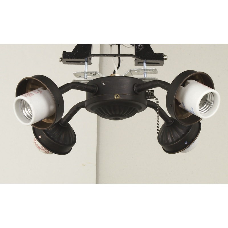 Fitter Four Light Fitter in Aged Bronze Brushed