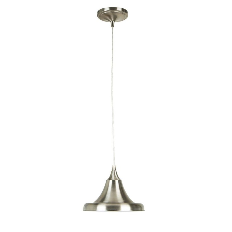 Pendant 1 Light Mini Pendant in Polished Nickel