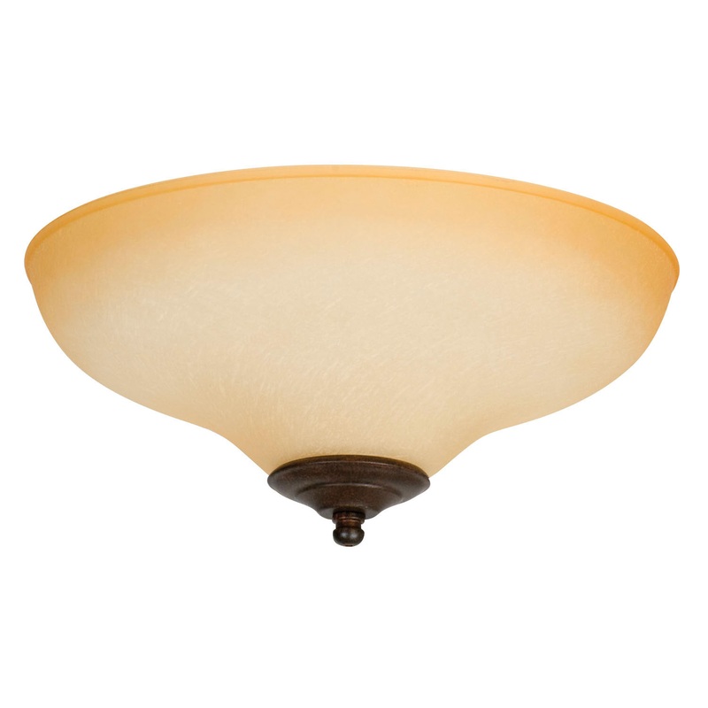 Universal Bowl Light Kit LED Fan Light Kit in Oiled Bronze