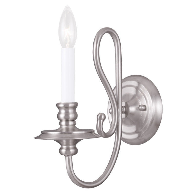 Caldwell One Light Wall Sconce in Brushed Nickel