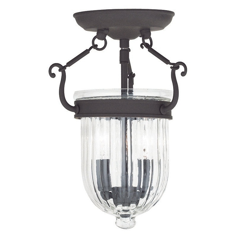 Coventry Two Light Ceiling Mount in Bronze